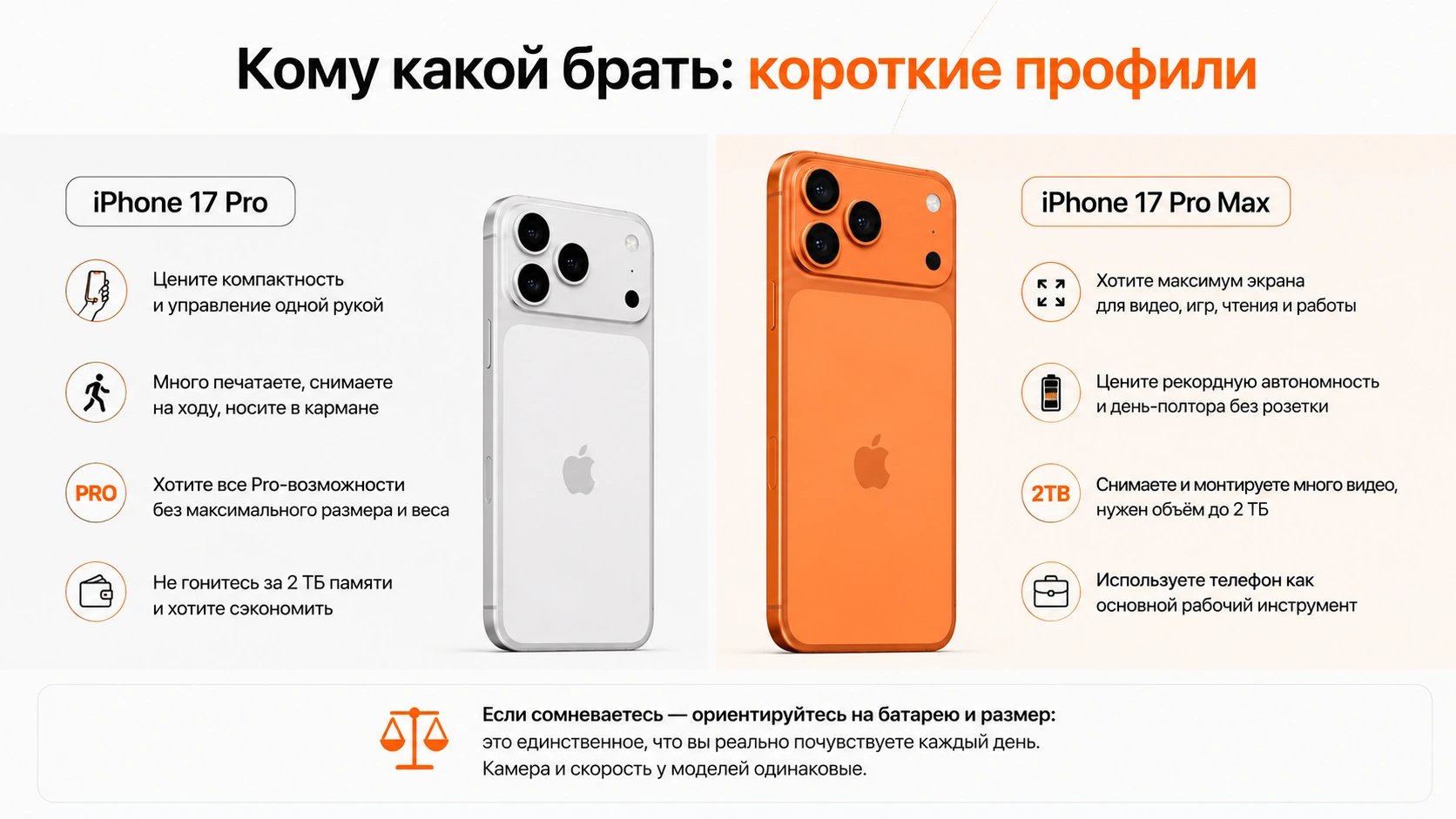 Инфографика — кому какой брать: короткие профили