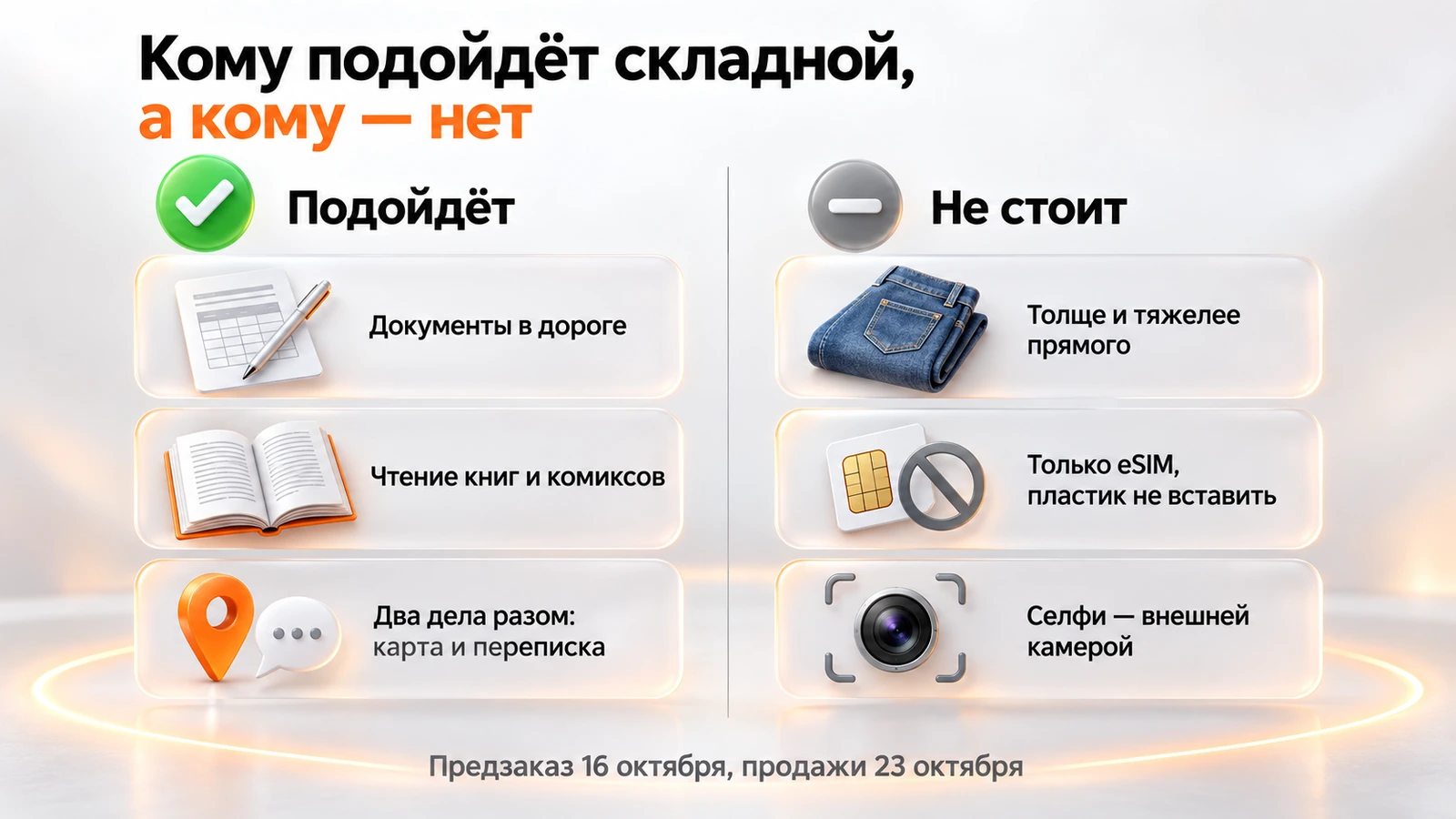 Кому подойдёт складной iPhone Duo, а кому — нет: две колонки сценариев