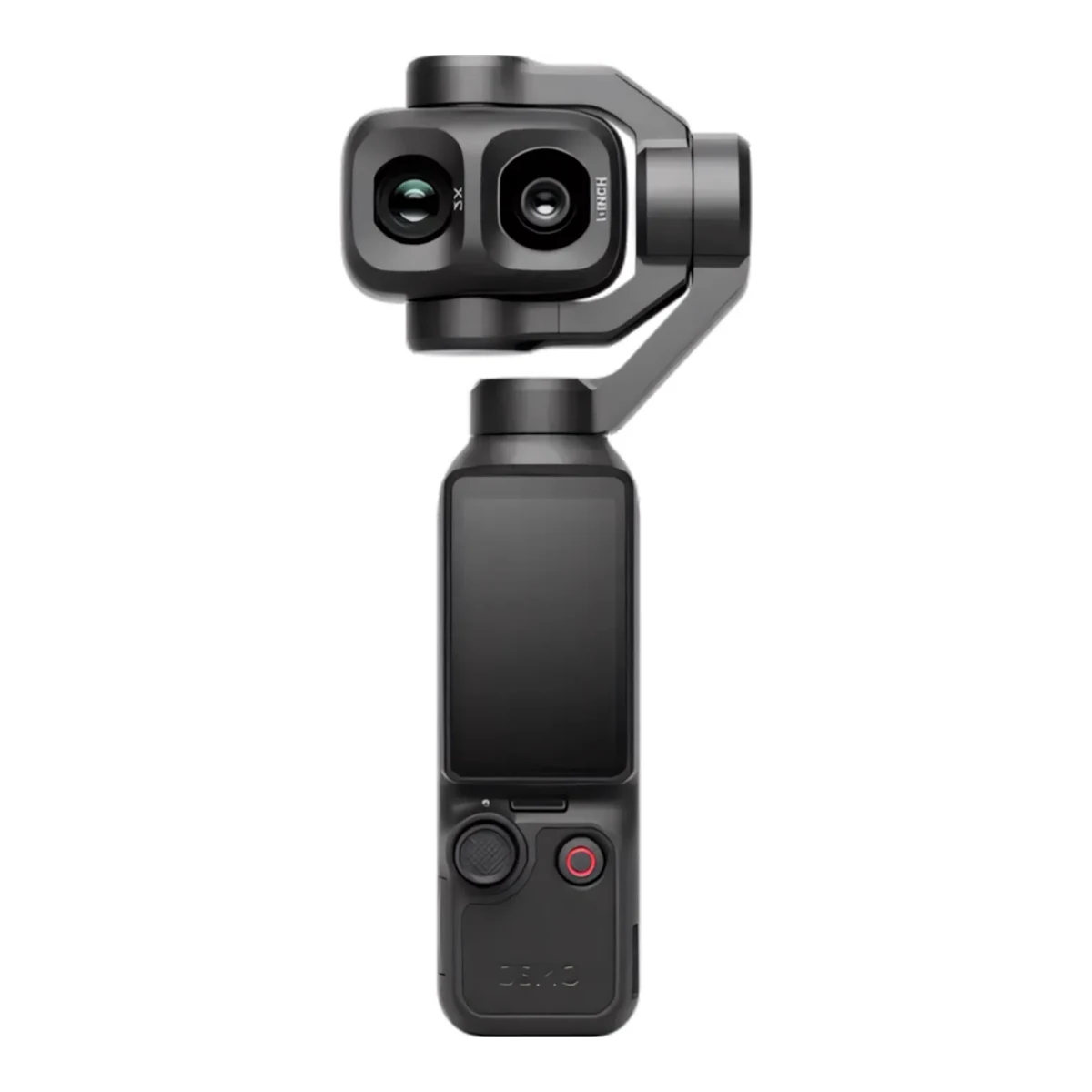 DJI Osmo Pocket 4P сбоку — корпус и подвес