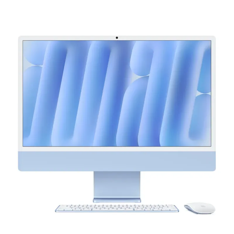 Apple iMac 24 M4 в цвете Blue