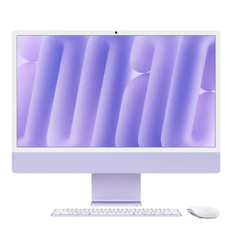 Apple iMac 24 M4 в цвете Purple