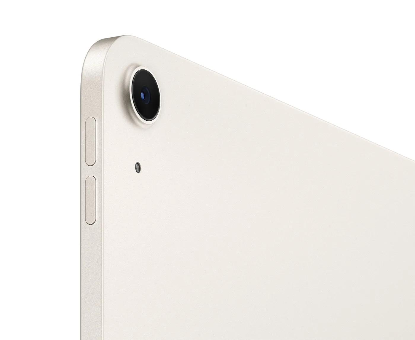 Планшет iPad Air 13 (2026) в цвете Starlight &mdash; задняя панель с основной камерой 12 Мп