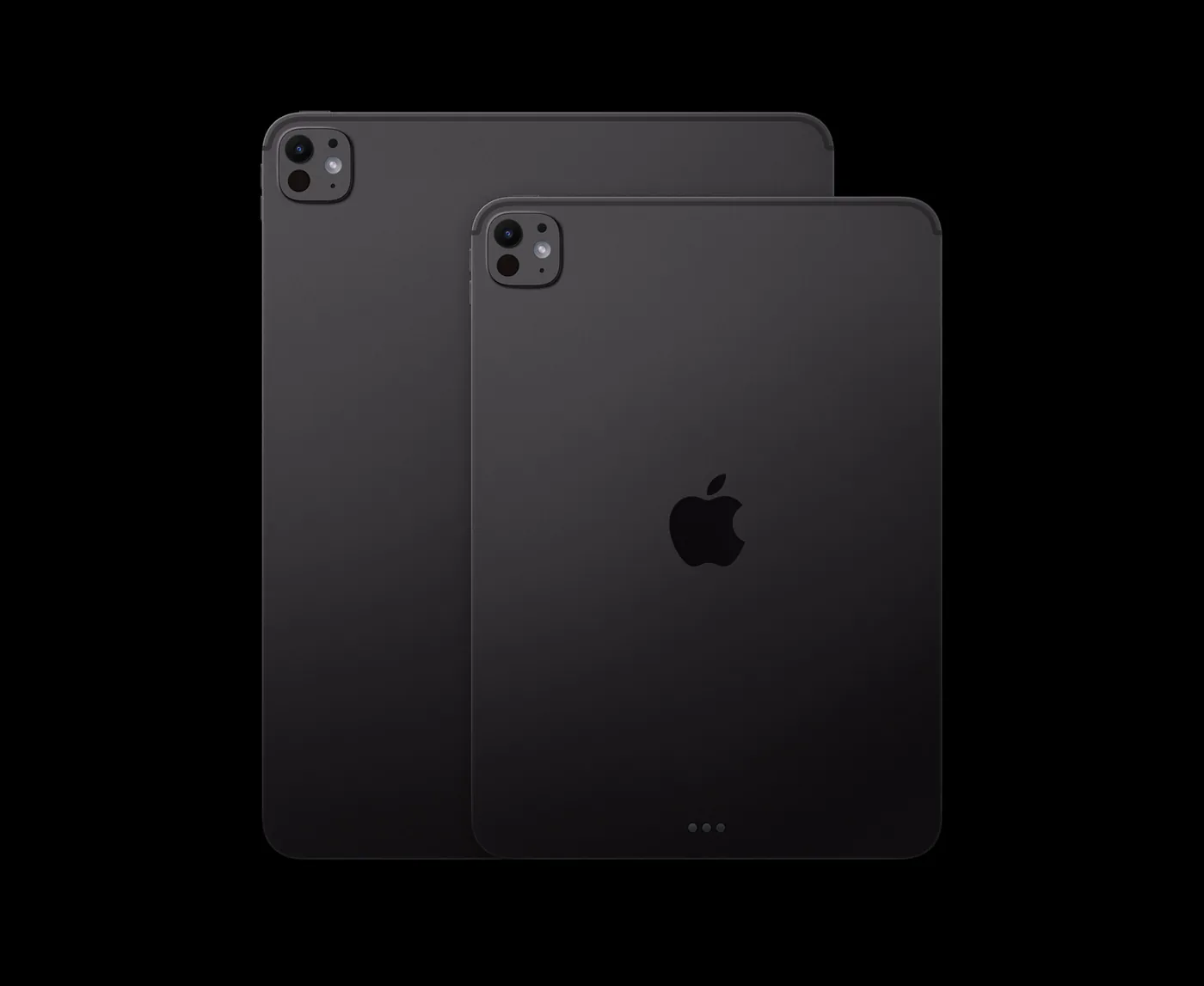 Apple iPad Pro 11 и 13 дюймов (2025) в цвете Space Black &mdash; задняя панель с камерой и LiDAR