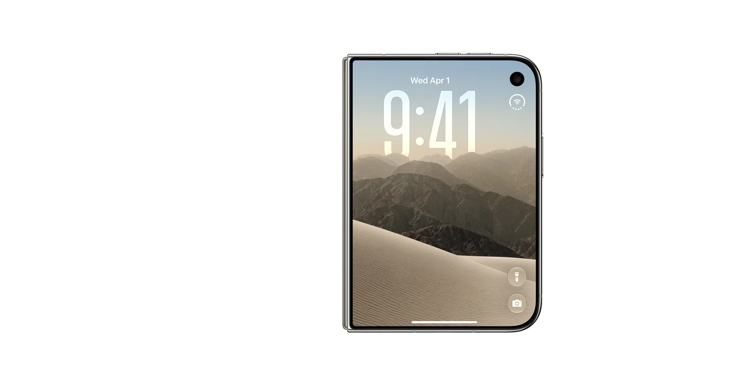 iPhone Duo 2TB Night Sky (eSim) — складной корпус и петля