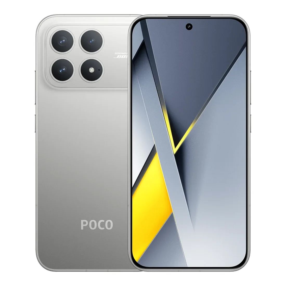Смартфон Poco F8 Pro в цвете Titanium Silver