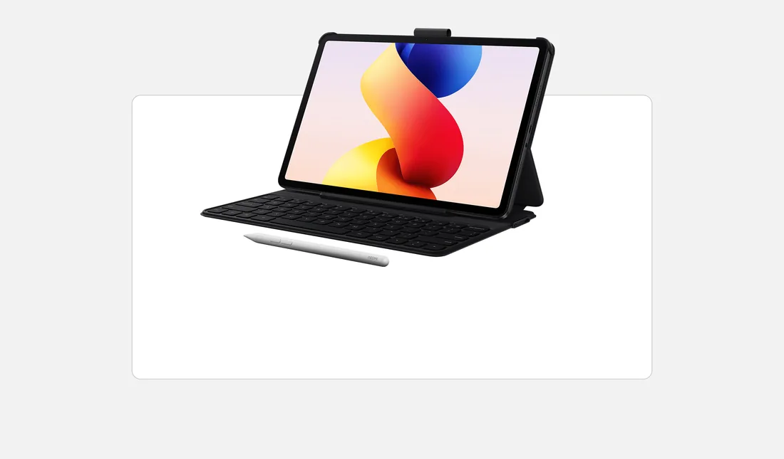 Redmi Pad 2 Pro со стилусом и клавиатурой