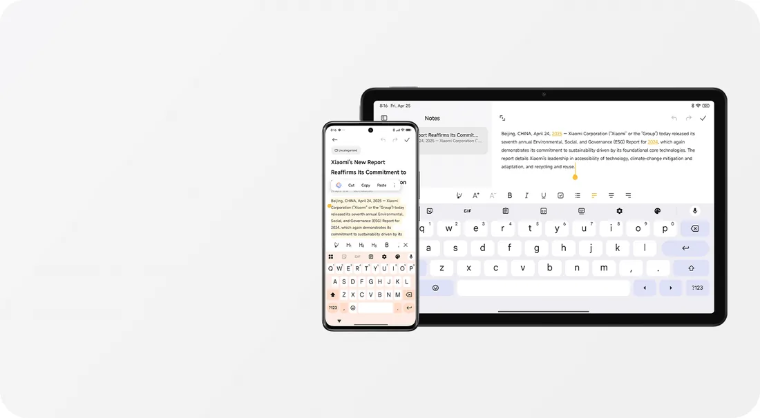 Redmi Pad 2 со стилусом и клавиатурой