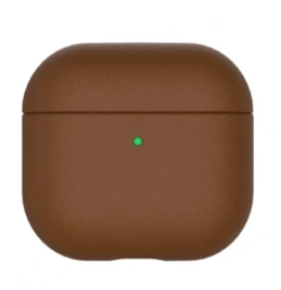 Чехол KZDOO для Apple AirPods 4 кожа, коричневый