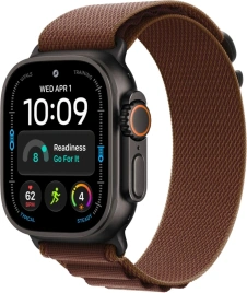 Apple Watch Ultra 4 Black Titanium Burgundy Alpine Loop