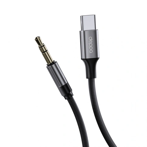 AUX-кабель Deppa Type C - Jack 3.5мм, 1.2м фото 1
