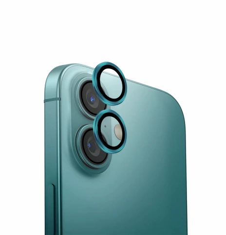 Стекло на камеру SupGlass iPhone 16/16 Plus Teal фото 1