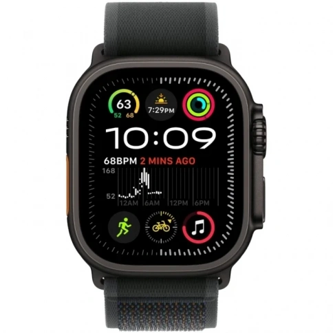 Apple Watch Ultra 2 Black Titanium Trail Loop фото 2