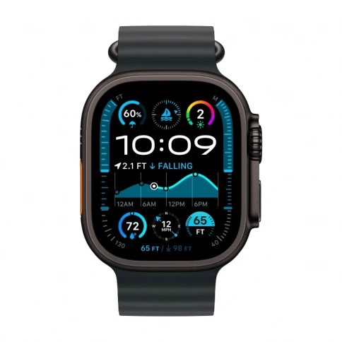 Apple Watch Ultra 2 Black Titanium Ocean Band фото 2