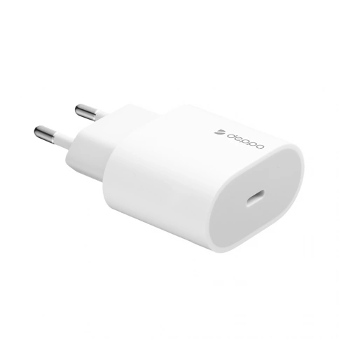 Сетевое зарядное устройство Deppa Orignal Wall Charger USB-C, 20W фото 1