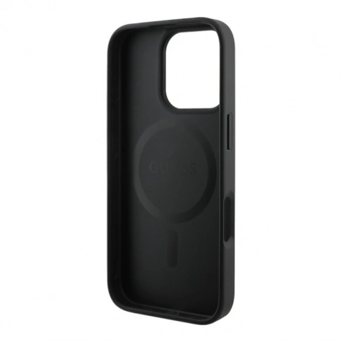 Чехол Guess iPhone 16 ProMax Colored Peony Black фото 4
