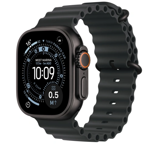 Apple Watch Ultra 3 Black Titanium Ocean Band фото 1