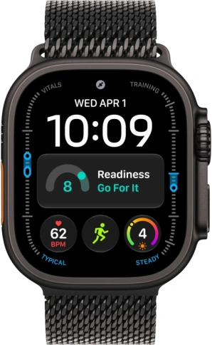 Apple Watch Ultra 4 Black Titanium Milanese Loop фото 2