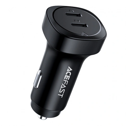 Автозарядка Fast Charge B12 60W (1xUSB-C+1xUSB-C) фото 2