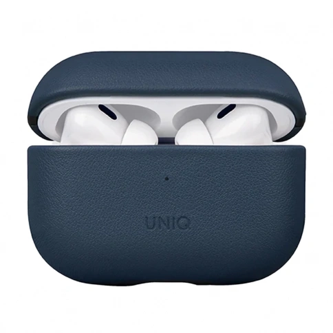 Кобура UNIQ Terra для Apple AirPods Pro 2 кожа, синий фото 1