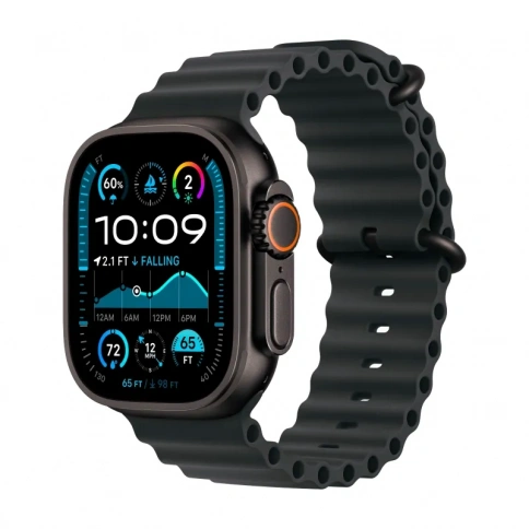 Apple Watch Ultra 2 Black Titanium Ocean Band фото 1