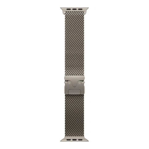 Apple Watch Ultra 4 Natural Titanium Milanese Loop фото 3