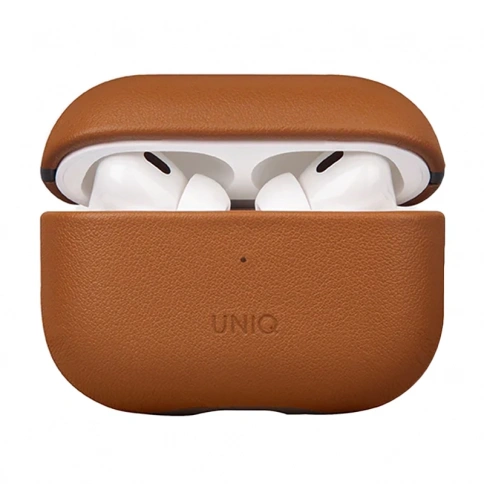 Кобура UNIQ Terra для Apple AirPods Pro 2 кожа, коричневый фото 1
