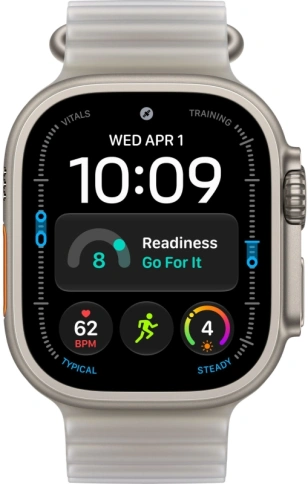 Apple Watch Ultra 4 Natural Titanium Ocean Band фото 2