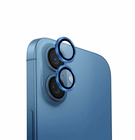 Стекло на камеру SupGlass iPhone 16/16 Plus Blue фото 1
