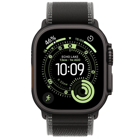 Apple Watch Ultra 3 Black Titanium Trail Loop фото 2