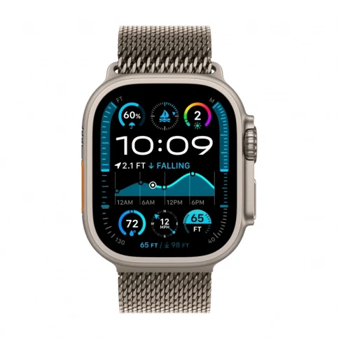 Apple Watch Ultra 2 Natural Titanium Milanese Loop фото 2