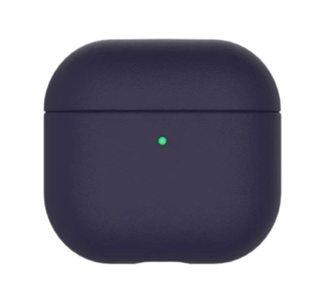 Чехол KZDOO для Apple AirPods 4 кожа, фиолетовый фото 2
