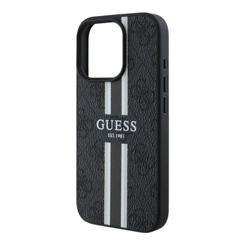 Чехол Guess iPhone 16 ProMax Stripes Black фото 3