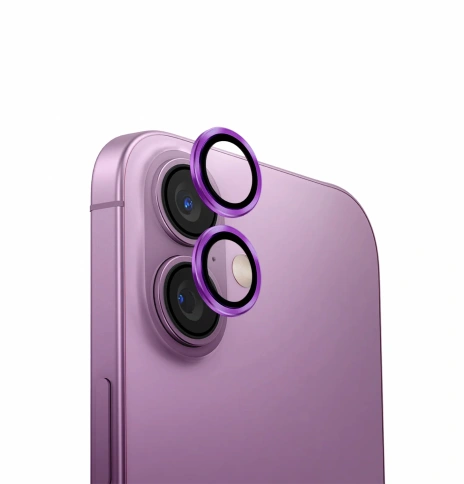 Стекло на камеру SupGlass iPhone 16/16 Plus Pink фото 1