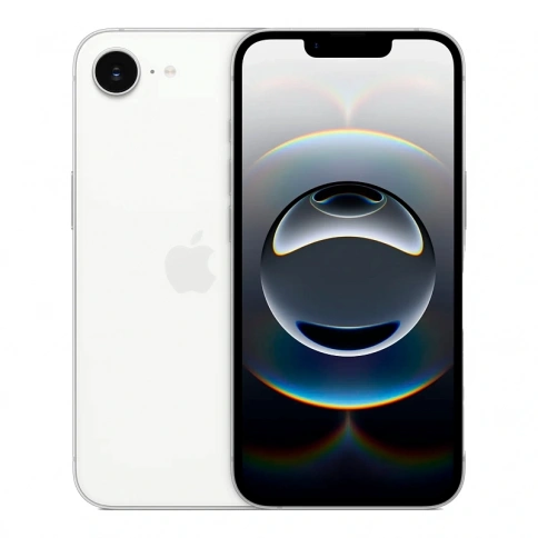Apple iPhone 16e 128GB White (Sim+eSim) фото 1
