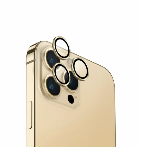 Стекло на камеру iPhone 13 Pro/Pro Max Gold фото 1