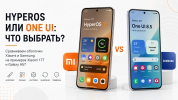 HyperOS или One UI: чем отличаются оболочки Xiaomi и Samsung