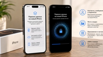 Как перенести данные на новый iPhone? Полное руководство 2026.