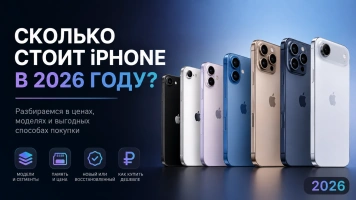 Сколько стоит iPhone в 2026: цены всех актуальных моделей