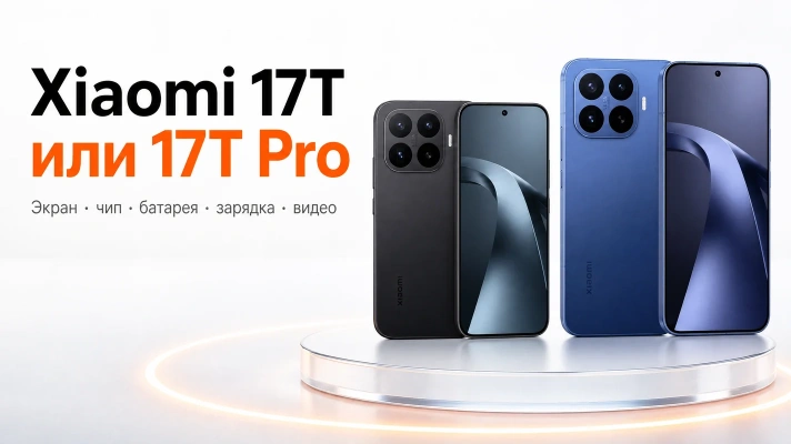 Xiaomi 17T или 17T Pro: что меняется за доплату
