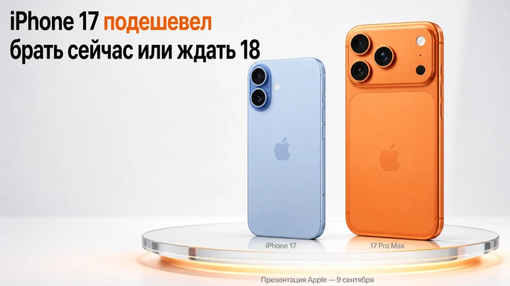 iPhone 17 подешевел: брать сейчас или ждать iPhone 18