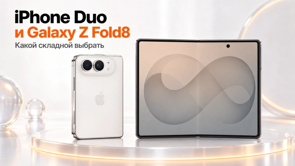 iPhone Duo или Samsung Galaxy Z Fold8: что выбрать в России