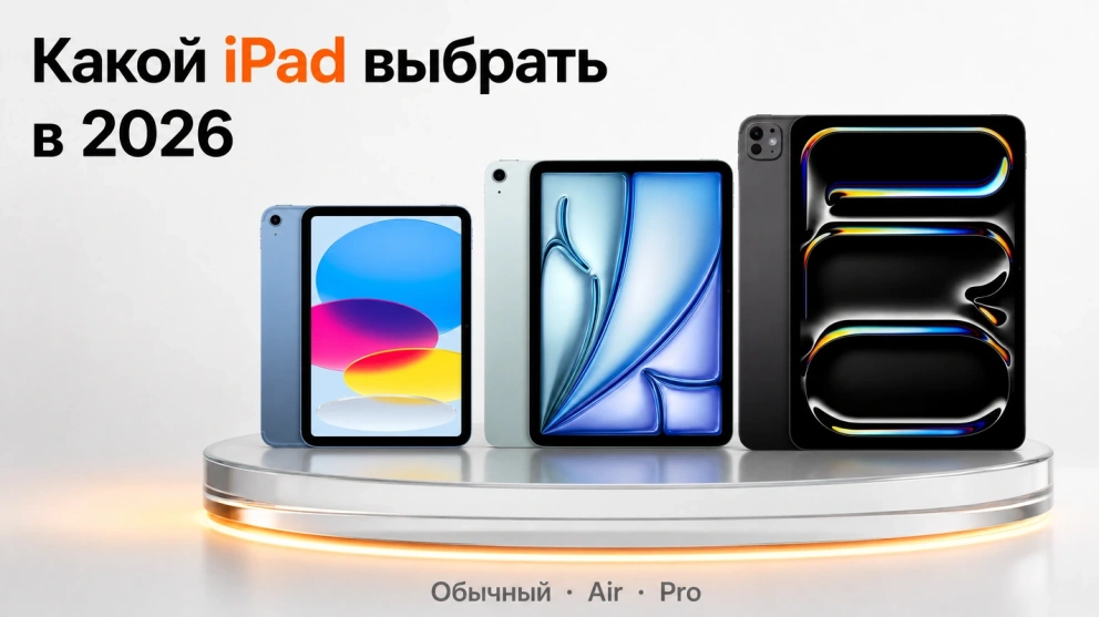 Какой iPad выбрать в 2026 году: Air, Pro или обычный