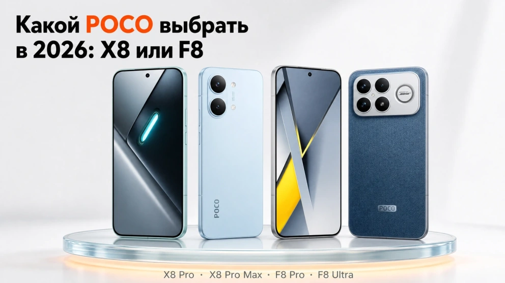 Какой POCO выбрать в 2026 году: серия X8 или F8