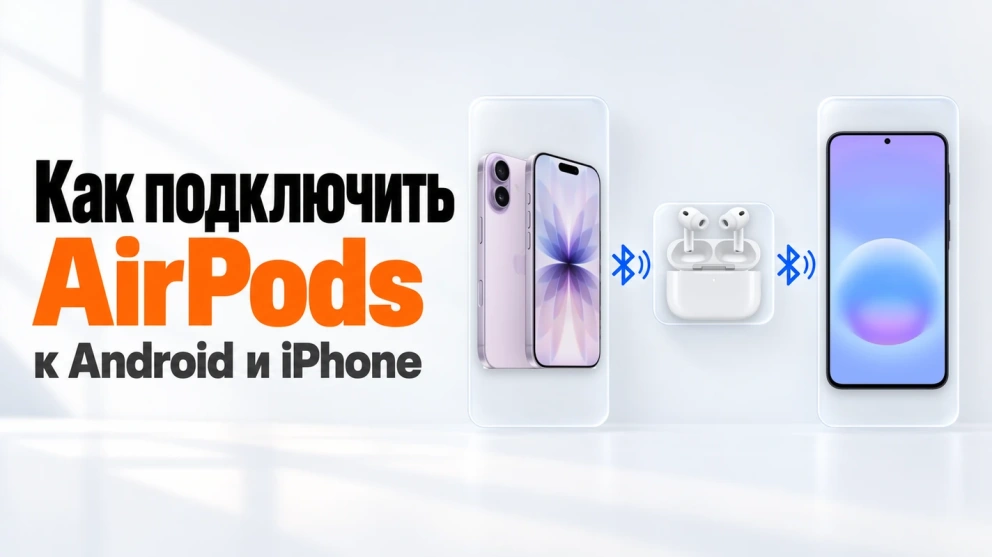 Как подключить AirPods к Android и iPhone: пошагово